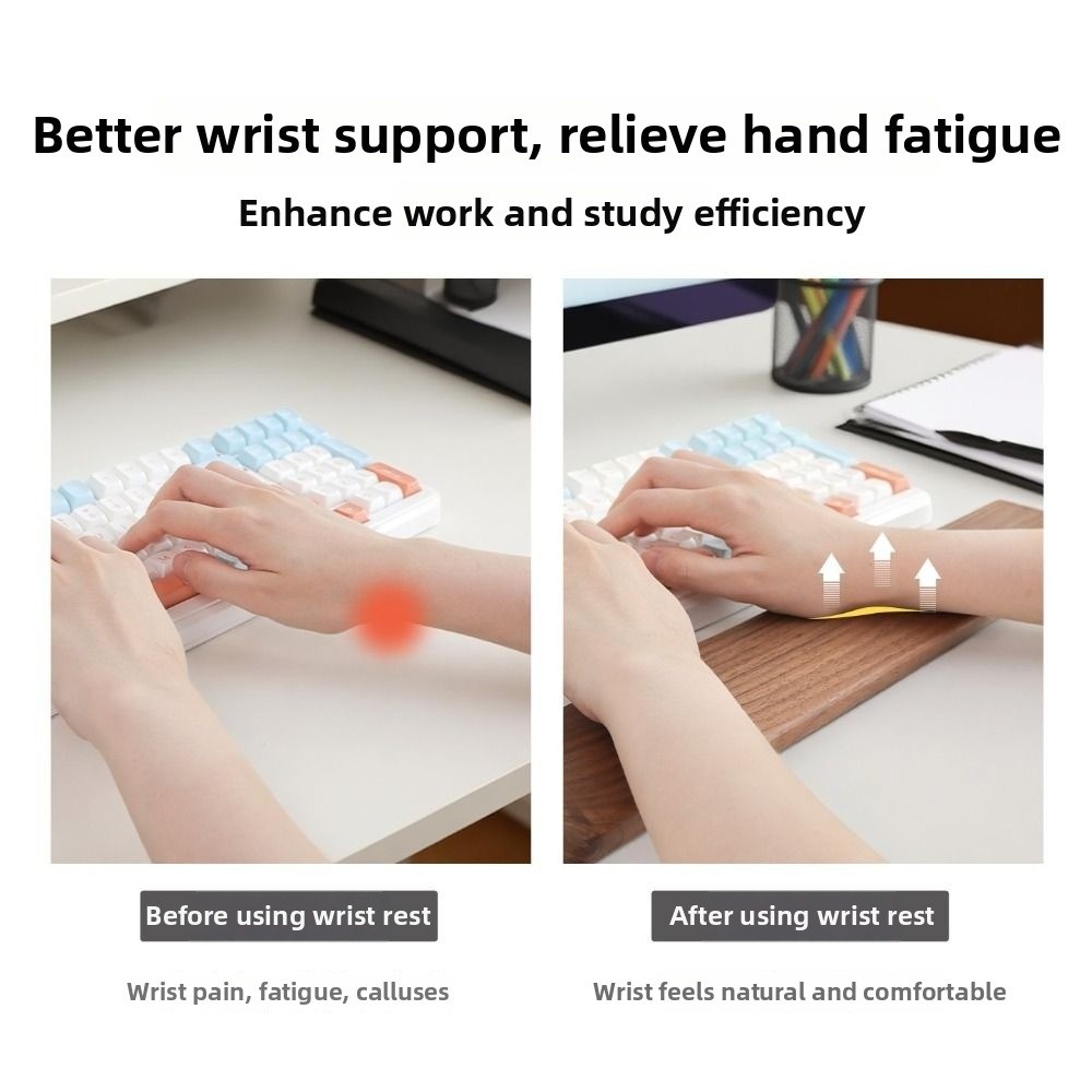 Wooden Keyboard Wrist Rest Erg - Wrist Rest Wood 评论和价格