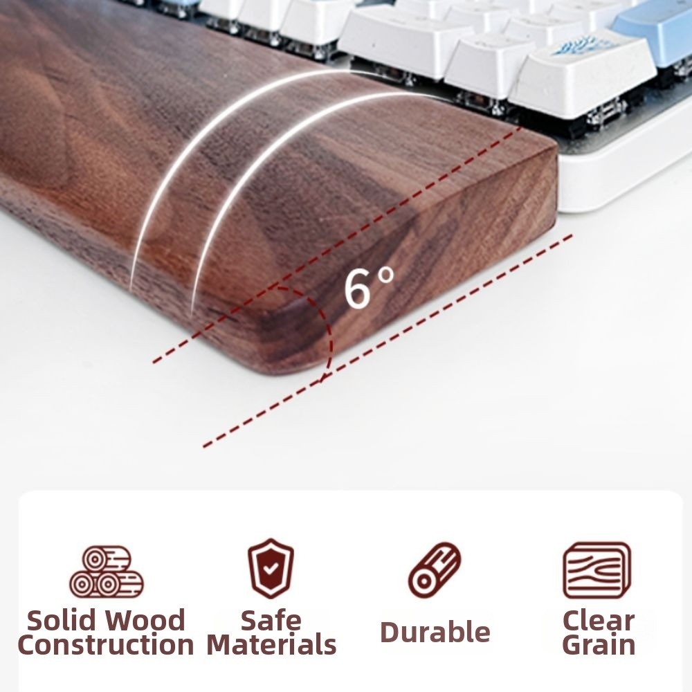 Wooden Keyboard Wrist Rest Erg - Wrist Rest Wood 评论和价格