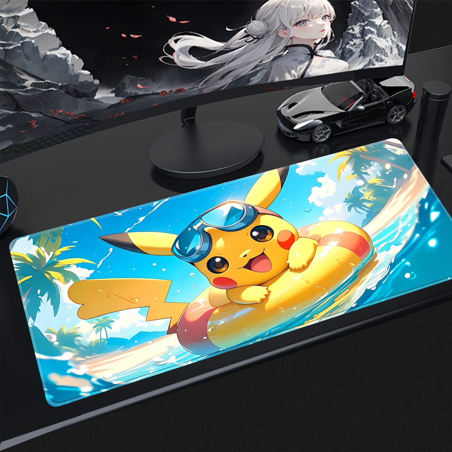 Gaming Mouse Pad 900x400 PC Po - Gaming Keyboard Easy To Clean 评论和价格