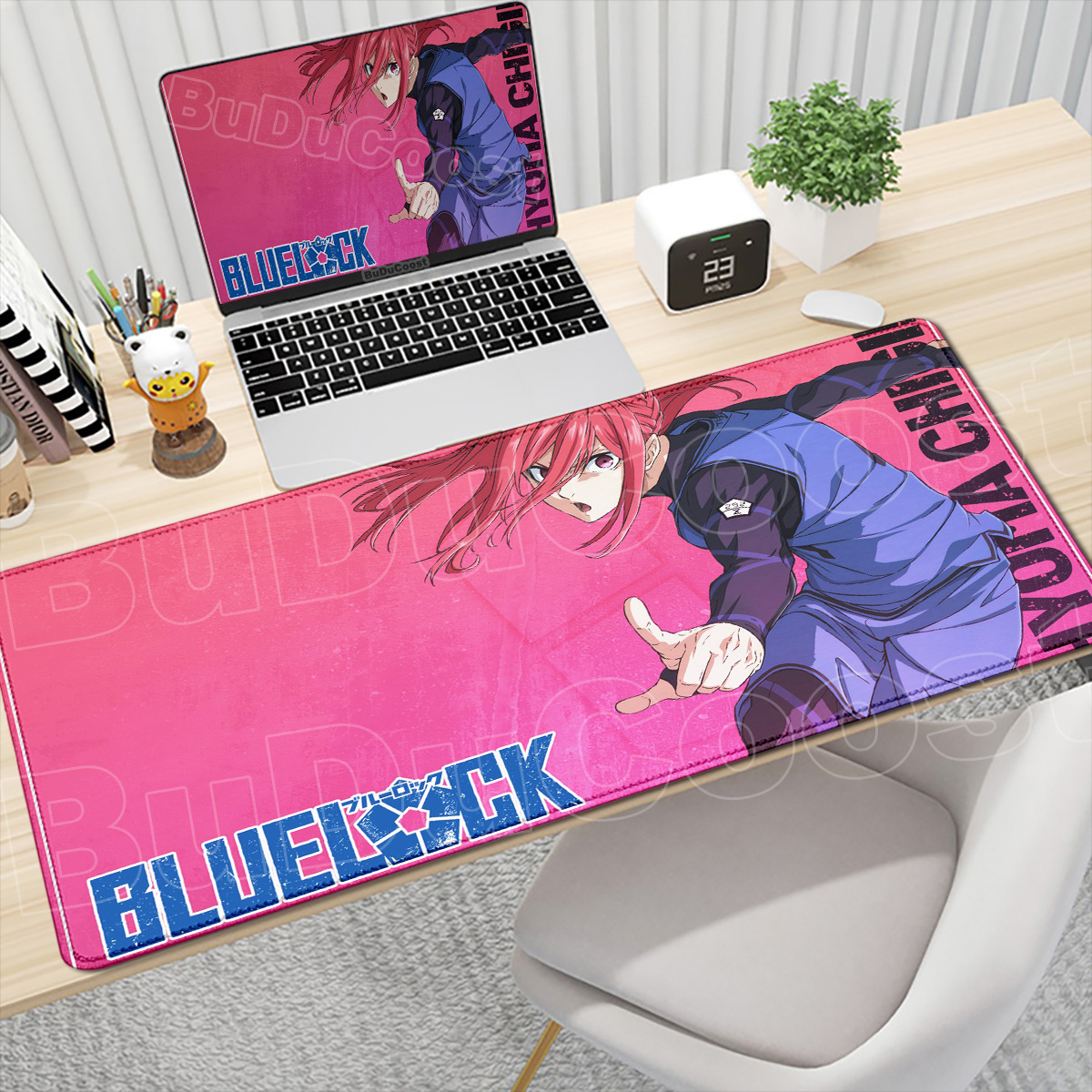 Large Laptop Keyboard Mats PC  - Gaming Keyboard Blue 评论和价格