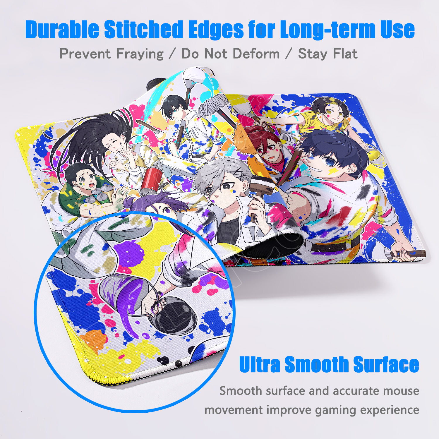 Large Laptop Keyboard Mats PC  - Gaming Keyboard Blue 评论和价格