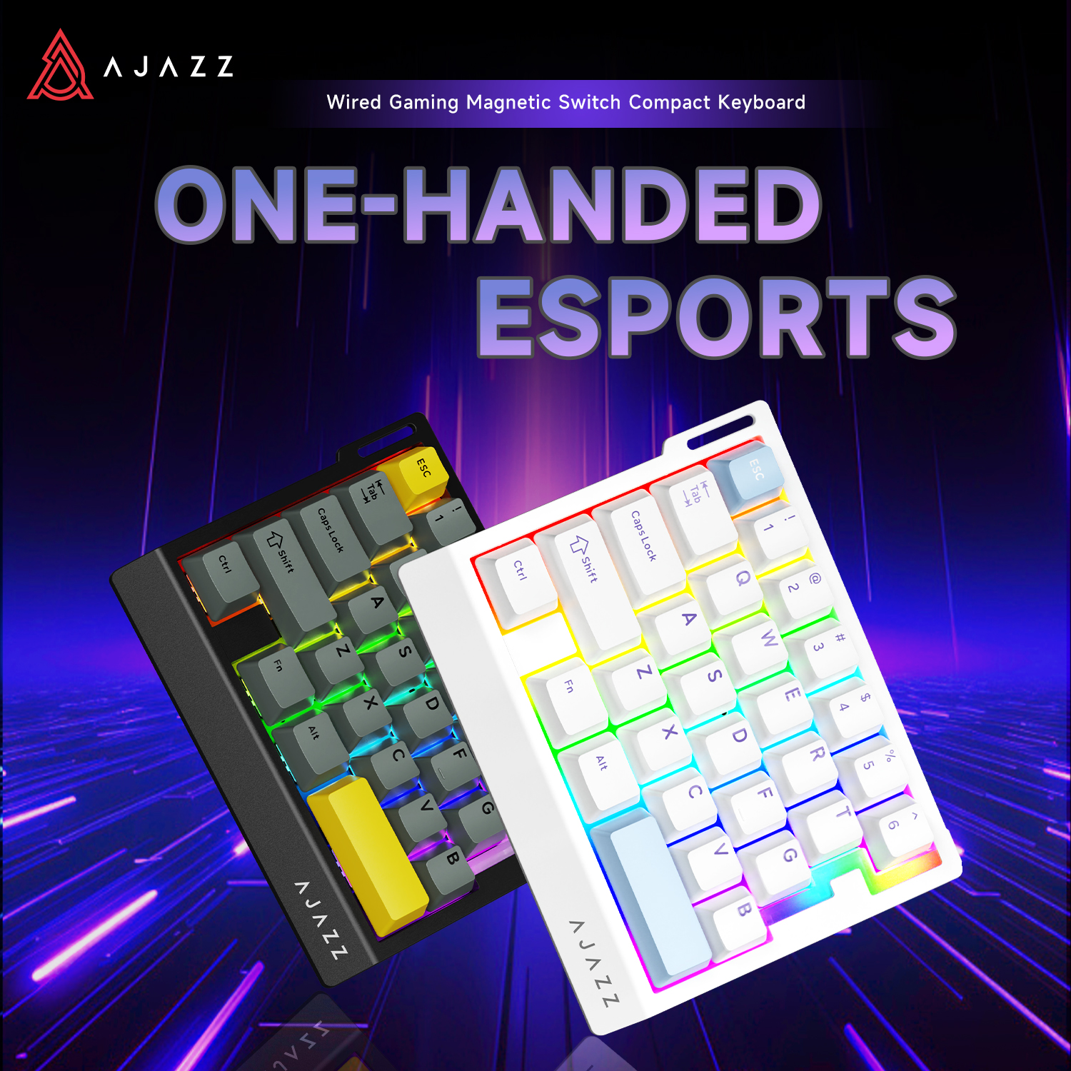 AJAZZ AK029 - Magnetic Brown S - Gaming Keyboard Half 评论和价格