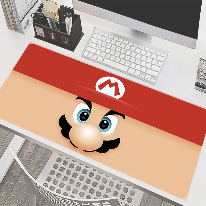 90x40cm Mouse Pad M-Mario Anim - Gaming Keyboard Easy To Clean 评论和价格