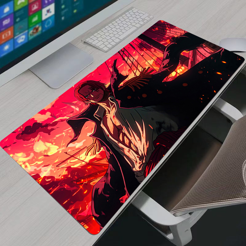 One Piece Shanks Mouse Pad Lar - Gaming Keyboard Theme 评论和价格
