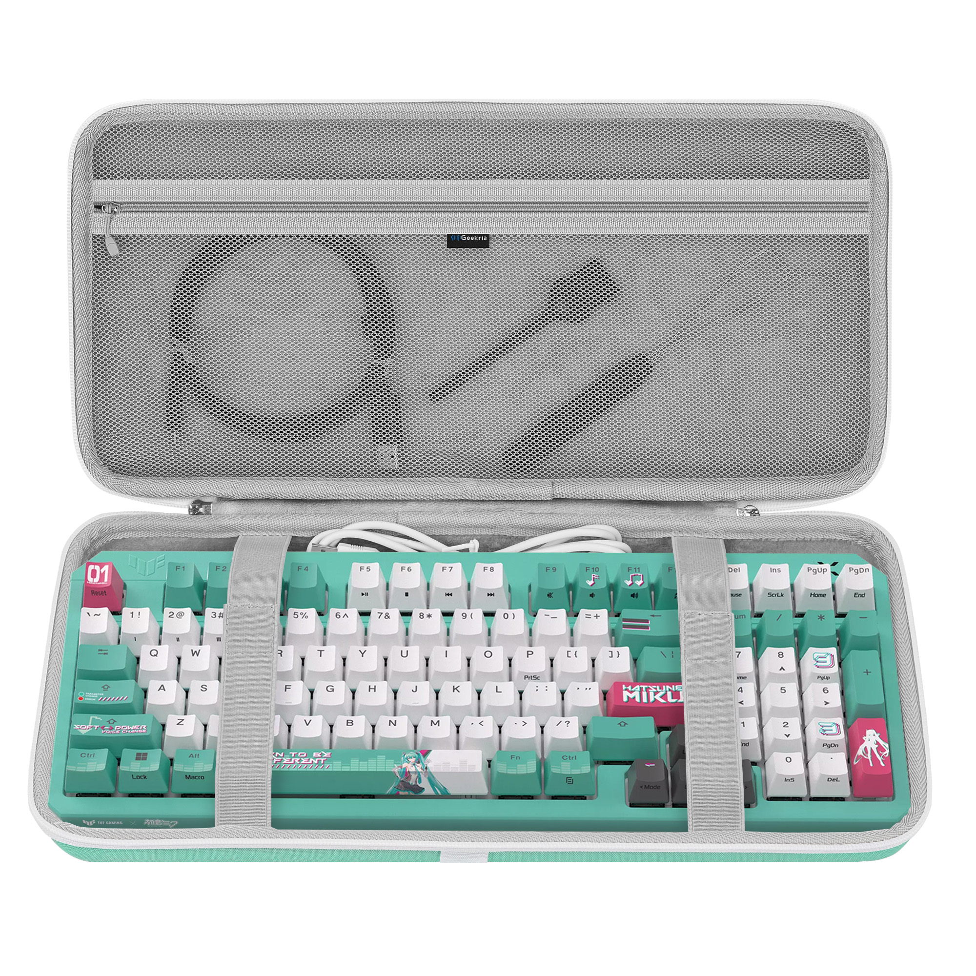 Geekria Keyboard Case, Compati - Gaming Keyboard Blue 评论和价格