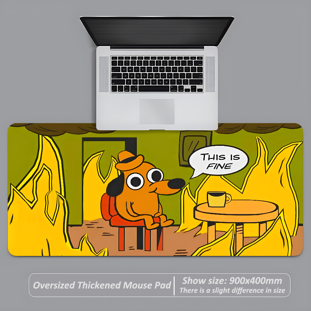 This Is Fine Dog Dachshund Mou - Gaming Keyboard Tactile 评论和价格