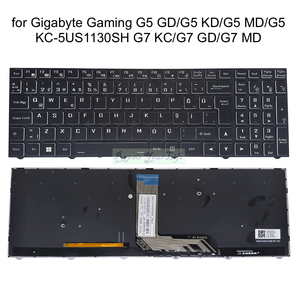 UK Turkish Spanish Backlit Key - Gaming Keyboard Hp 评论和价格