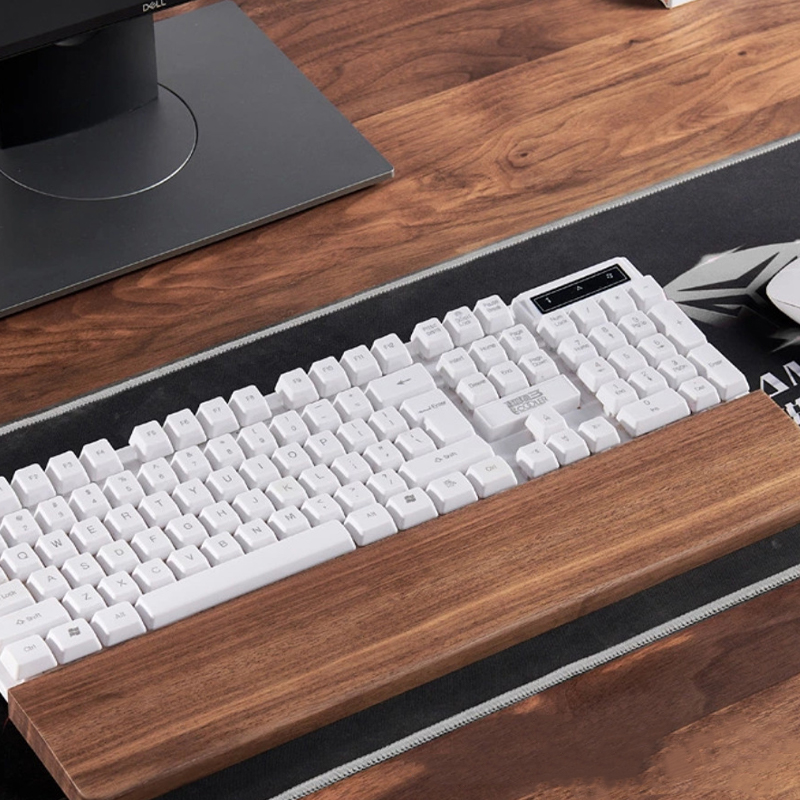 30/36/44cm Solid Walnut Keyboa - Wrist Rest Wood 评论和价格