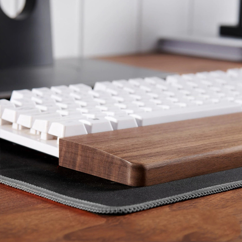 30/36/44cm Solid Walnut Keyboa - Wrist Rest Wood 评论和价格