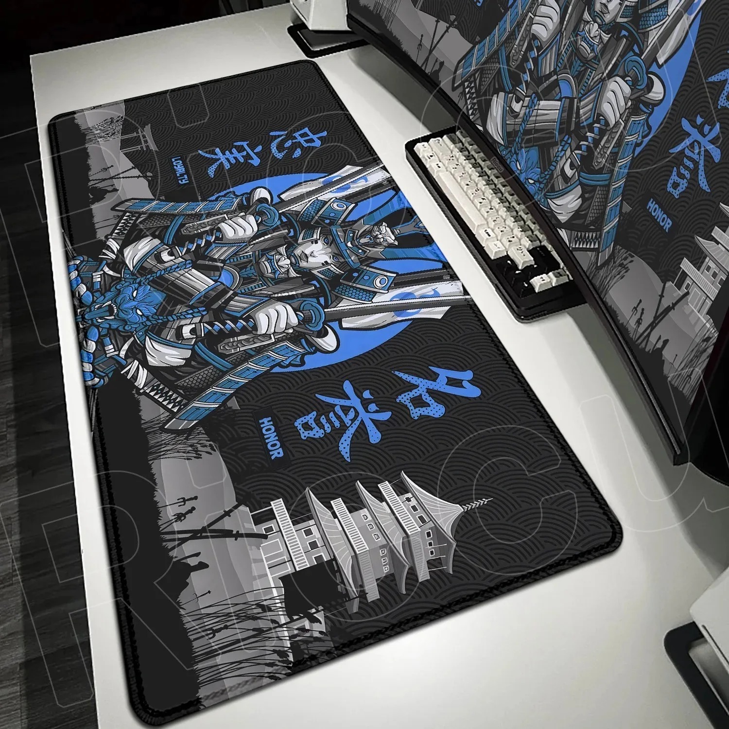 New Large Rubber Antislip Gami - Gaming Keyboard Blue 评论和价格