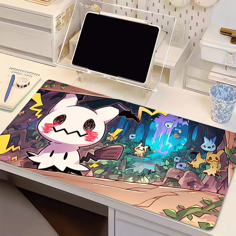 Natural Rubber Mouse Pad Pokem - Gaming Keyboard Theme 评论和价格