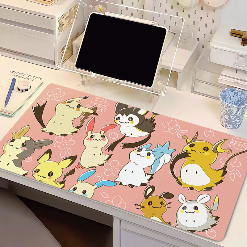 Natural Rubber Mouse Pad Pokem - Gaming Keyboard Theme 评论和价格