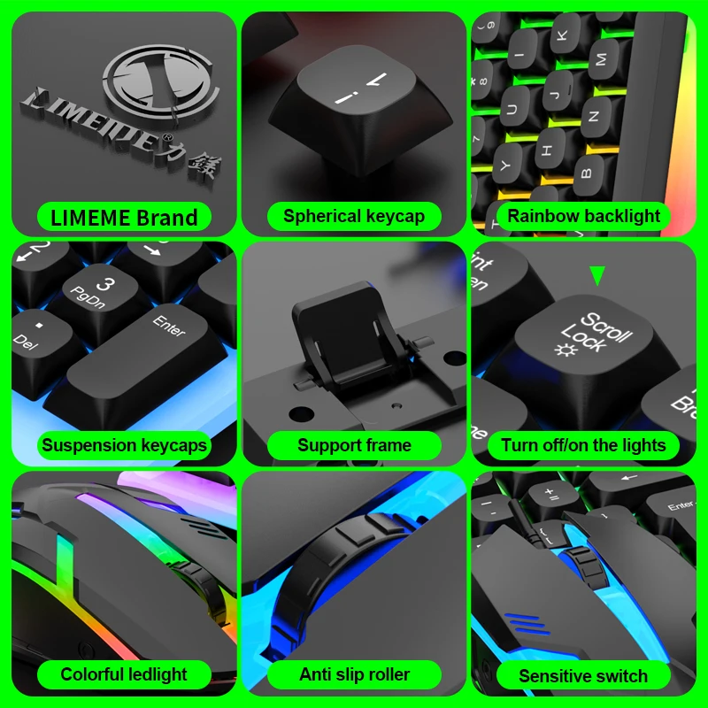 NG GTX350 Gaming Keyboard Mous - Gaming Keyboard Mouse Set 评论和价格