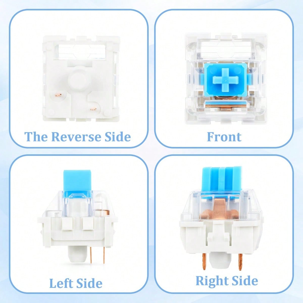 100 Practical Blue Switches, H - Gaming Keyboard Blue 评论和价格
