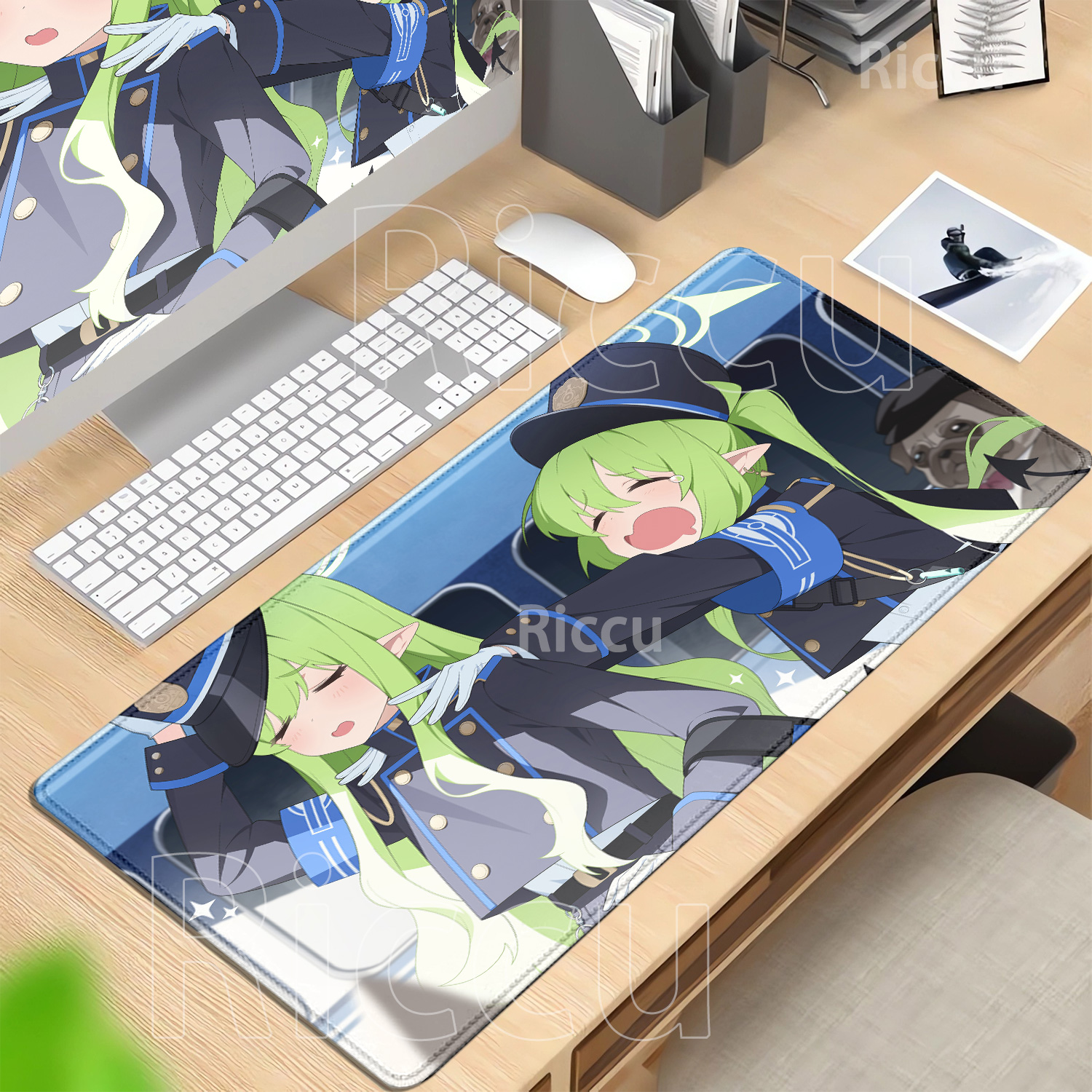 Gaming Mousepad Blue Archive H - Gaming Keyboard Blue 评论和价格