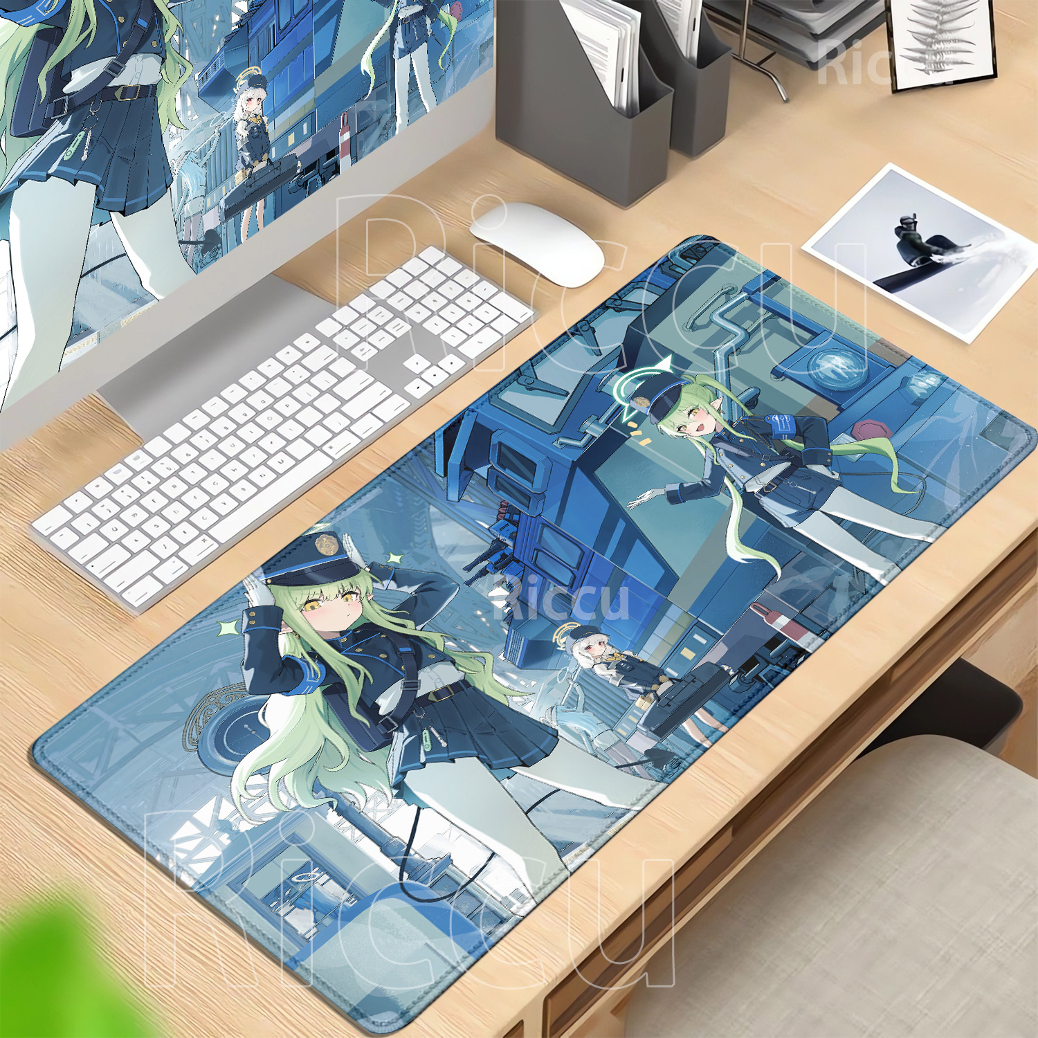 Gaming Mousepad Blue Archive H - Gaming Keyboard Blue 评论和价格
