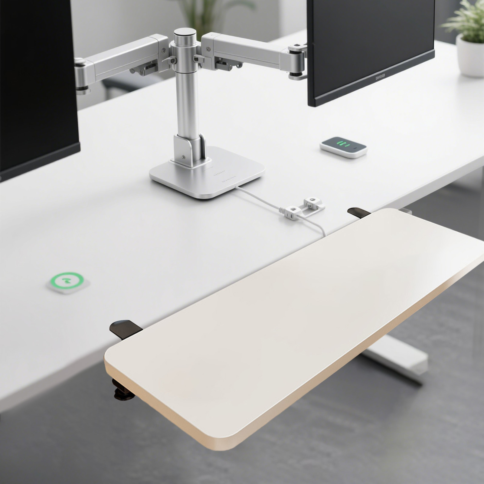 Desk Shelf Board Keyboard Tray - Wrist Rest Wood 评论和价格