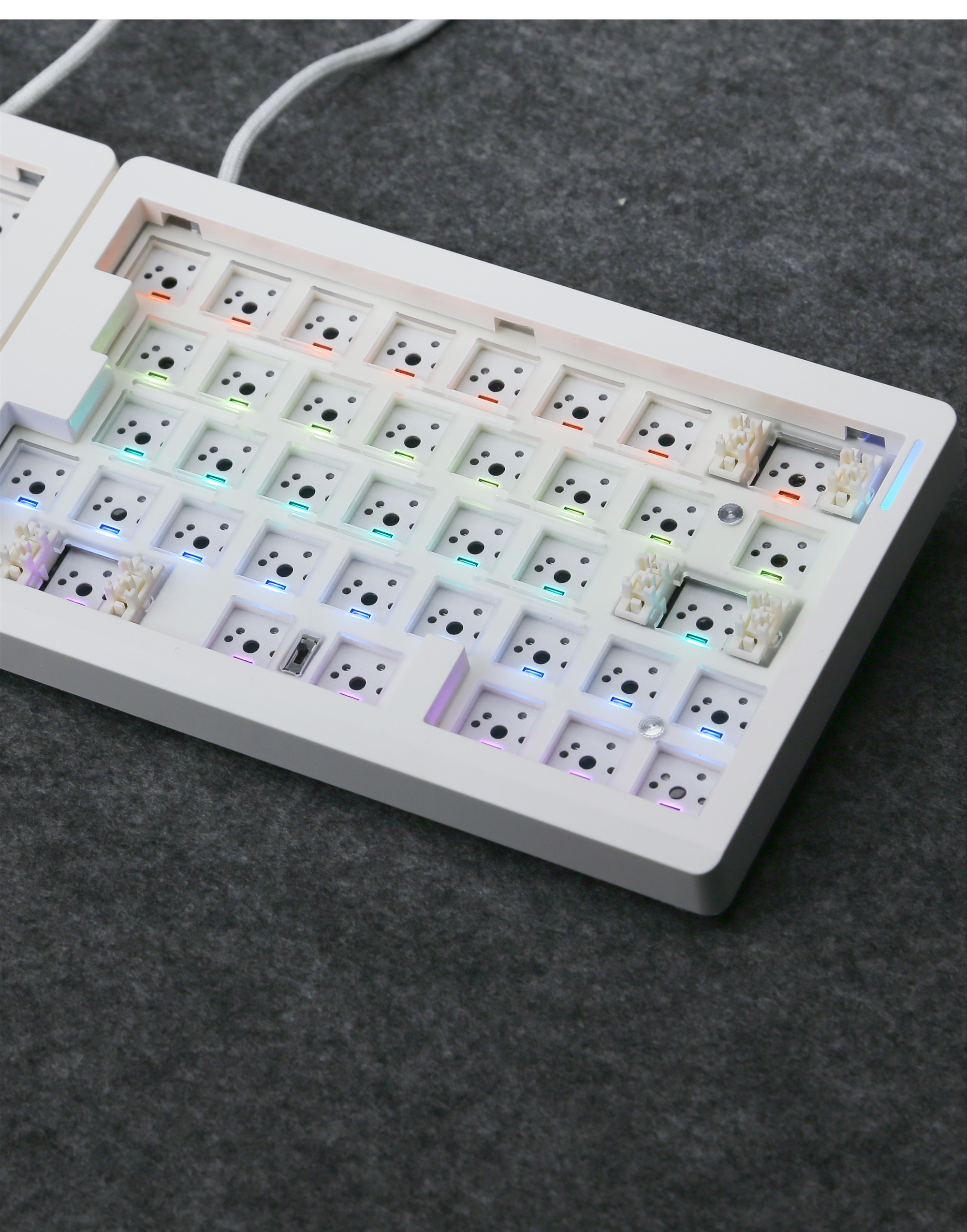 ZUOYA GMK70 VIA/Qmk separate G - Gaming Keyboard Half 评论和价格