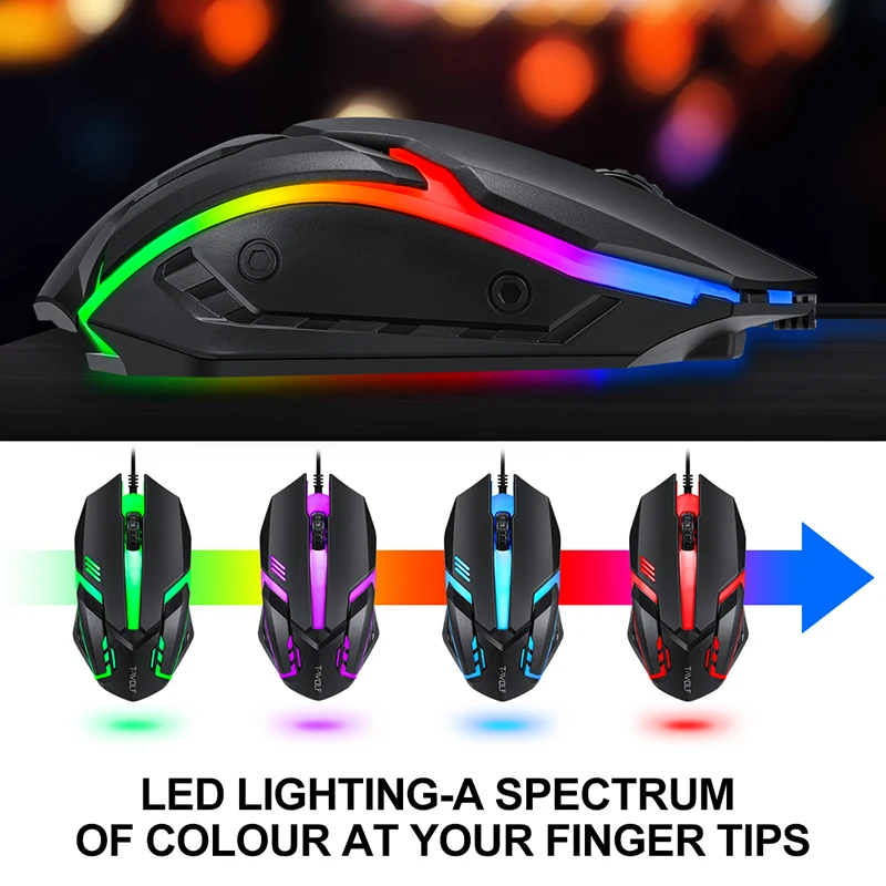 T-WOLF Game Four Piece TF800 I - Gaming Keyboard And Mouse Combo 评论和价格