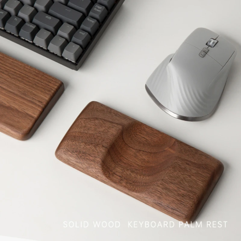 Walnut Wood Mouse Palm Rest Cu - Wrist Rest Wood 评论和价格