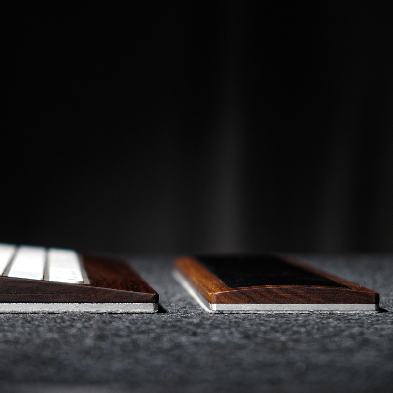Woody Cowhide Palm Rest for Me - Wrist Rest Wood 评论和价格