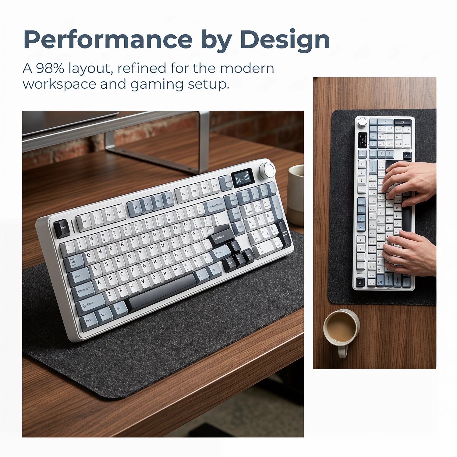 New AULA F99 Max Gasket Mechan - Gaming Keyboard Mechanical Wireless 评论和价格