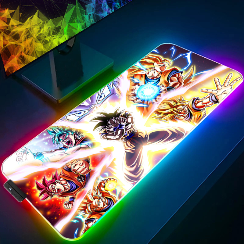 LED Mouse pad Dragon Ball Comp - Gaming Keyboard Theme 评论和价格