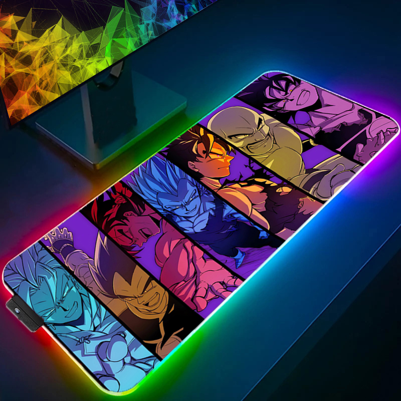 LED Mouse pad Dragon Ball Comp - Gaming Keyboard Theme 评论和价格