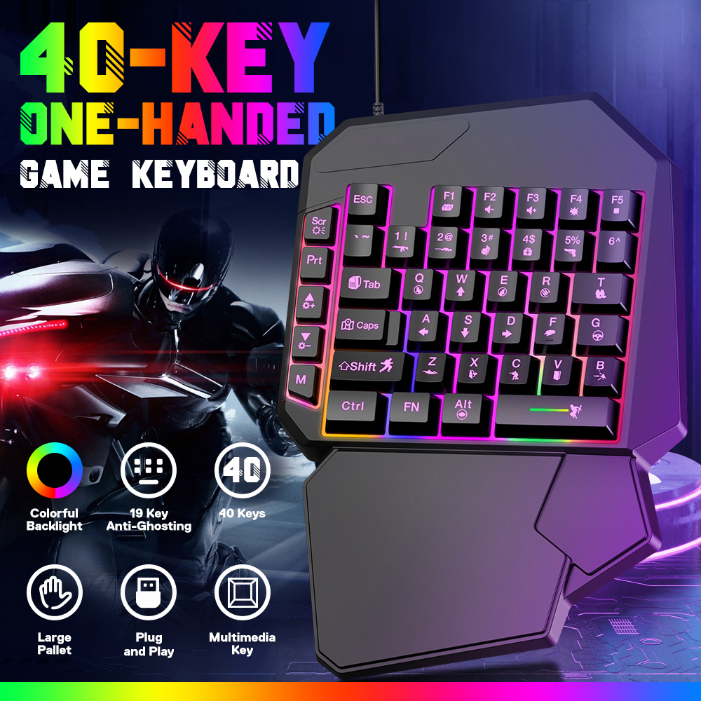 NEW HOT Game Artifact OneHande - Gaming Keyboard Mouse Set 评论和价格