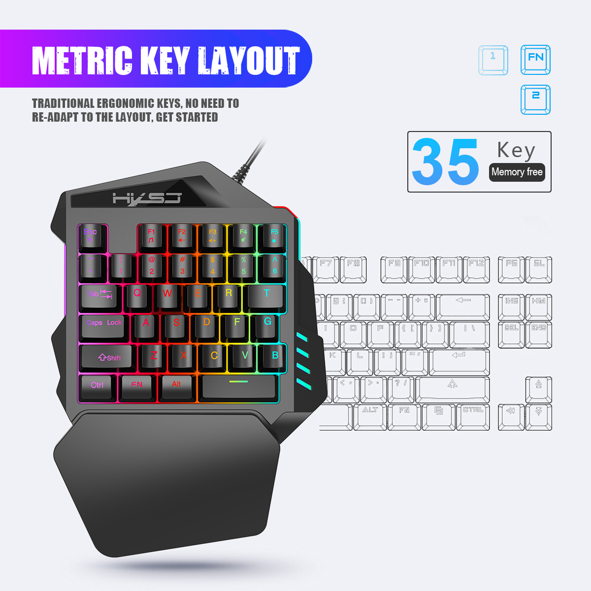 Best sale 35 Keys Film Membran - Gaming Keyboard Half 评论和价格