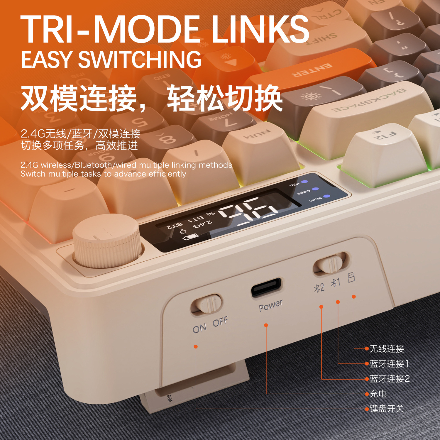 Hot Free Wolf T96 Wireless Dua - Gaming Keyboard Mechanical Wireless 评论和价格