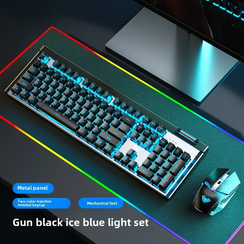 Accessories with 1600 DPI for  - Gaming Keyboard Mouse Set 评论和价格