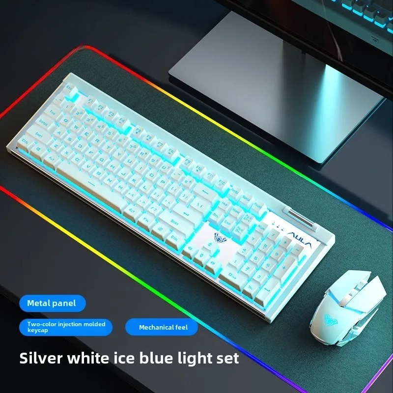 Accessories with 1600 DPI for  - Gaming Keyboard Mouse Set 评论和价格