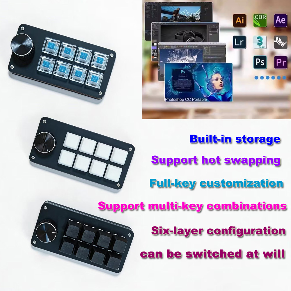 Mini Keyboard with Single Knob - Gaming Keyboard Half 评论和价格