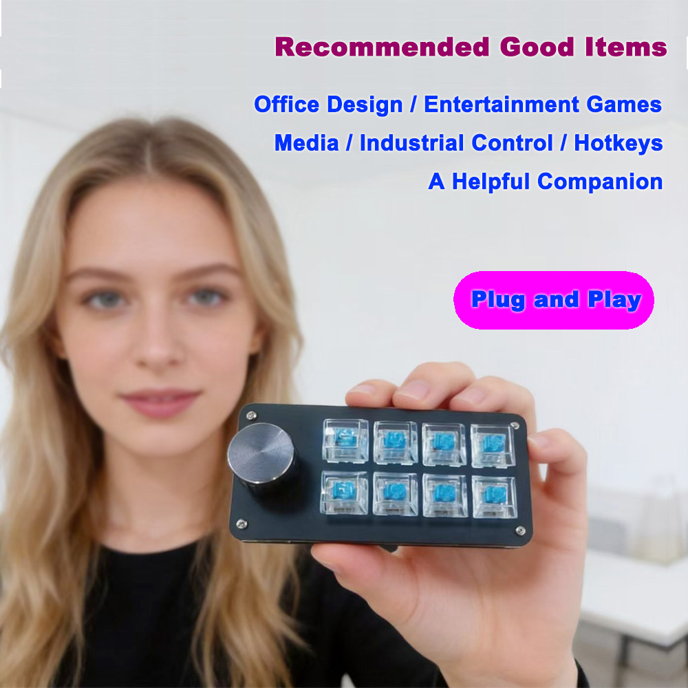 Mini Keyboard with Single Knob - Gaming Keyboard Half 评论和价格