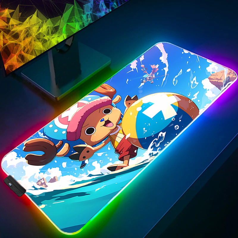 RGB Mouse Pad one piece Tony T - Gaming Keyboard Tactile 评论和价格
