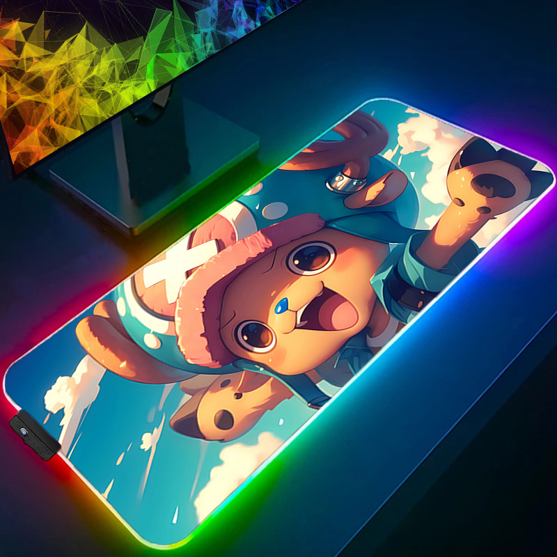 RGB Mouse Pad one piece Tony T - Gaming Keyboard Tactile 评论和价格