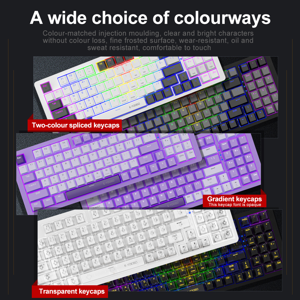 E-YOOSO Z94 USB Mechanical Gam - Gaming Keyboard E Yooso 评论和价格
