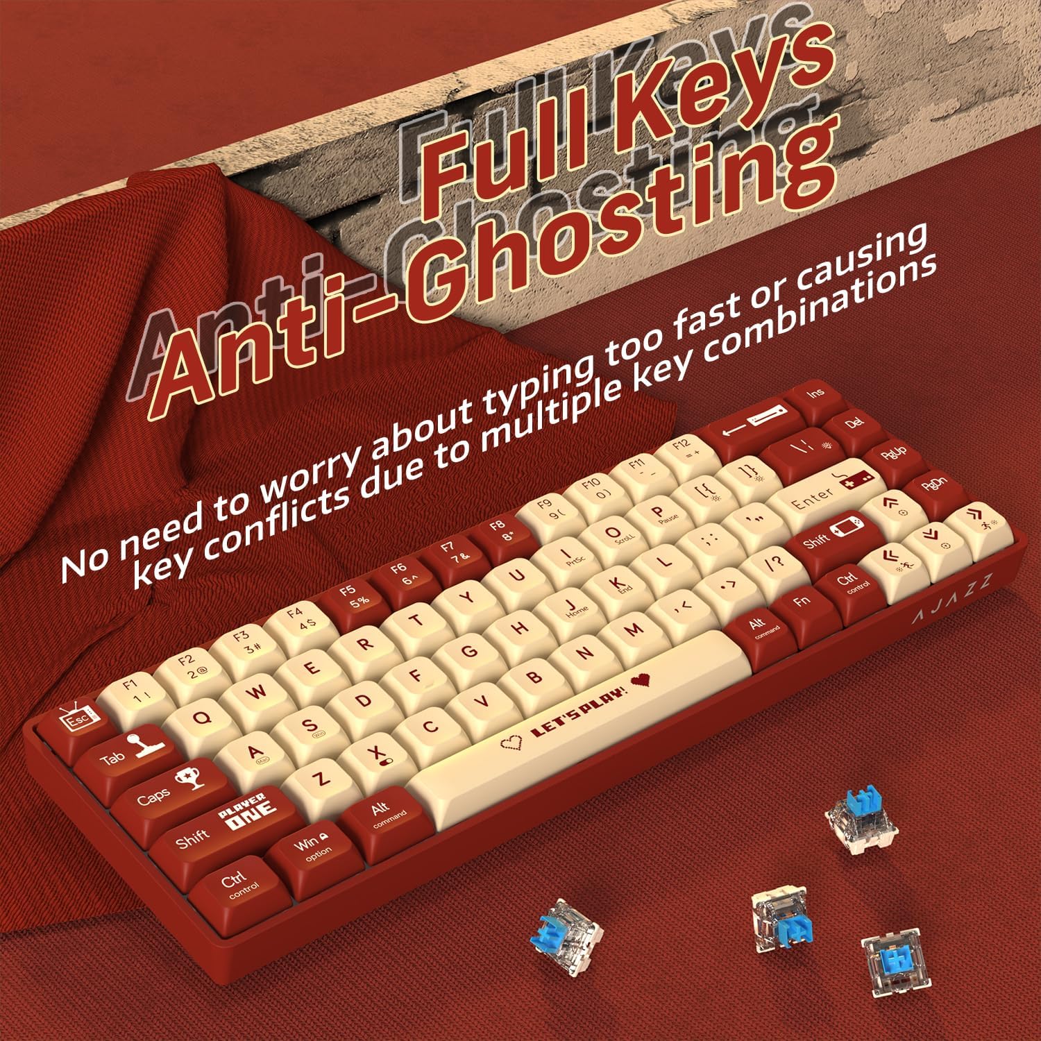 MAMBASNAKE x ATTACK SHARK AK68 - Gaming Keyboard Half 评论和价格