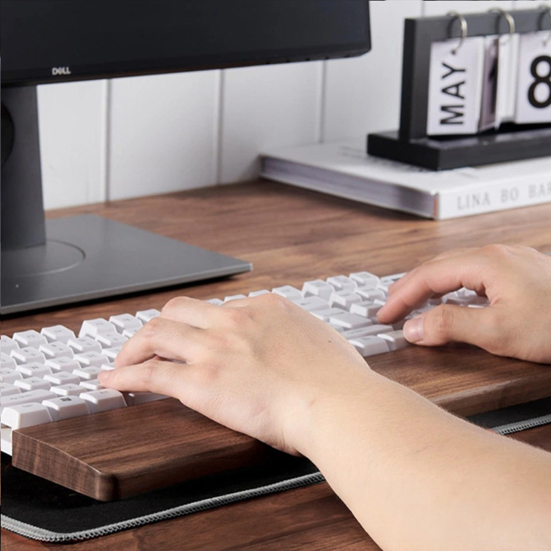 Solid Wood Keyboard Bracket Ha - Wrist Rest Wood 评论和价格