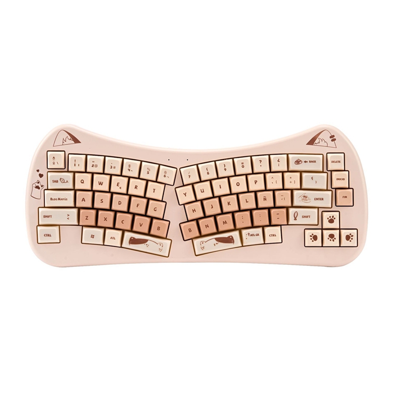 68 Key Cat Ear Mechanical Keyb - Gaming Keyboard Mechanical Wireless 评论和价格