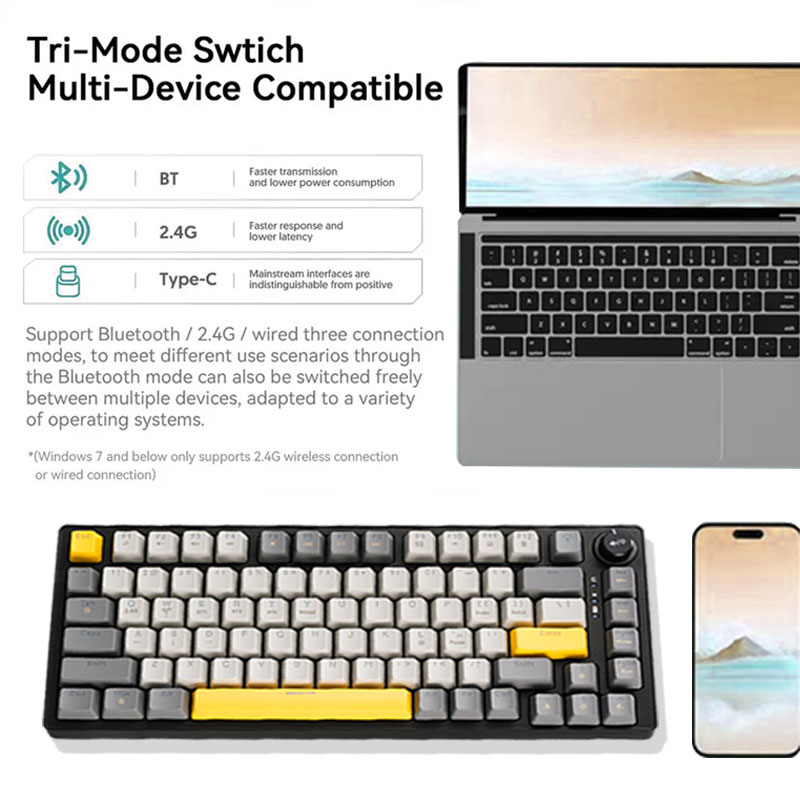 Gianteeth Shark Low Price Cust - Gaming Keyboard Mechanical Wireless 评论和价格