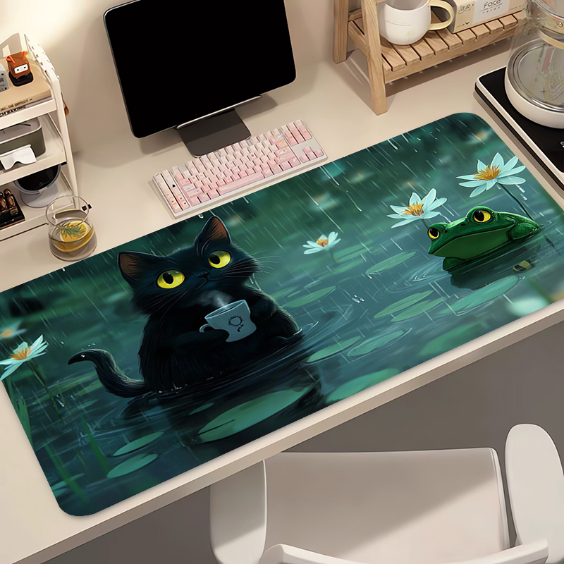 Kawaii Black Cat Silicone Soft - Gaming Keyboard Tactile 评论和价格