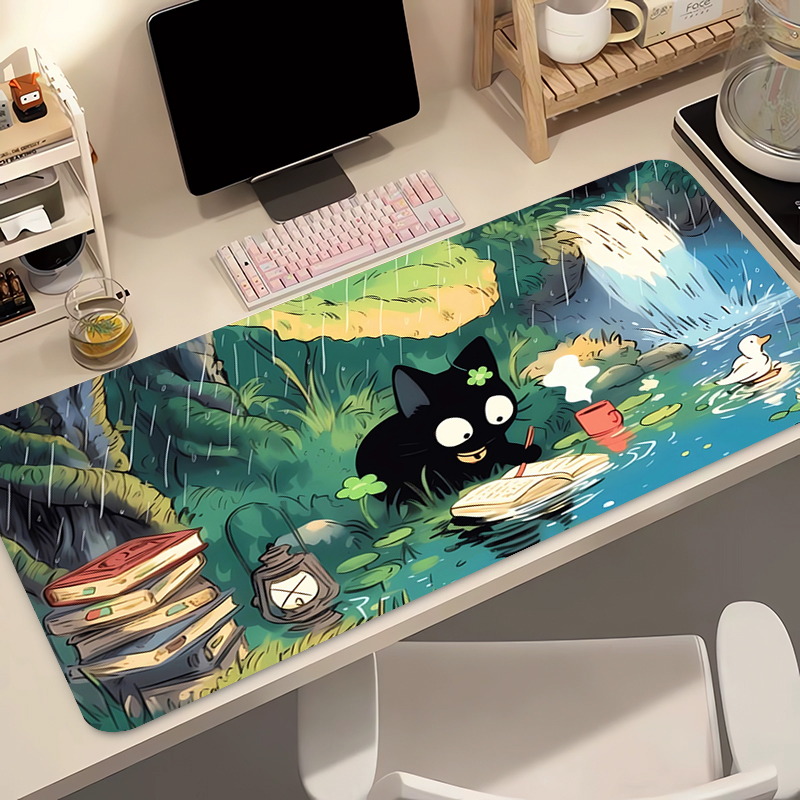 Kawaii Black Cat Silicone Soft - Gaming Keyboard Tactile 评论和价格