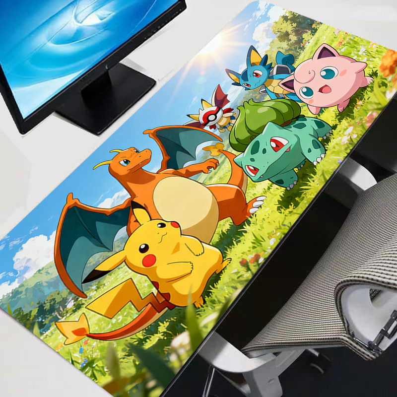 Mouse Pad Gamers Pokemon Pikac - Gaming Keyboard Theme 评论和价格