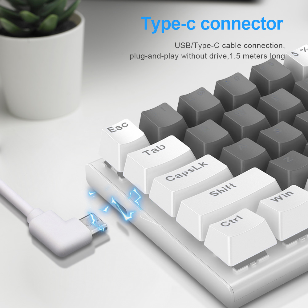 E-YOOSO Z11 RGB USB 60% Mini M - Keyboard Gaming Blue Switch 评论和价格