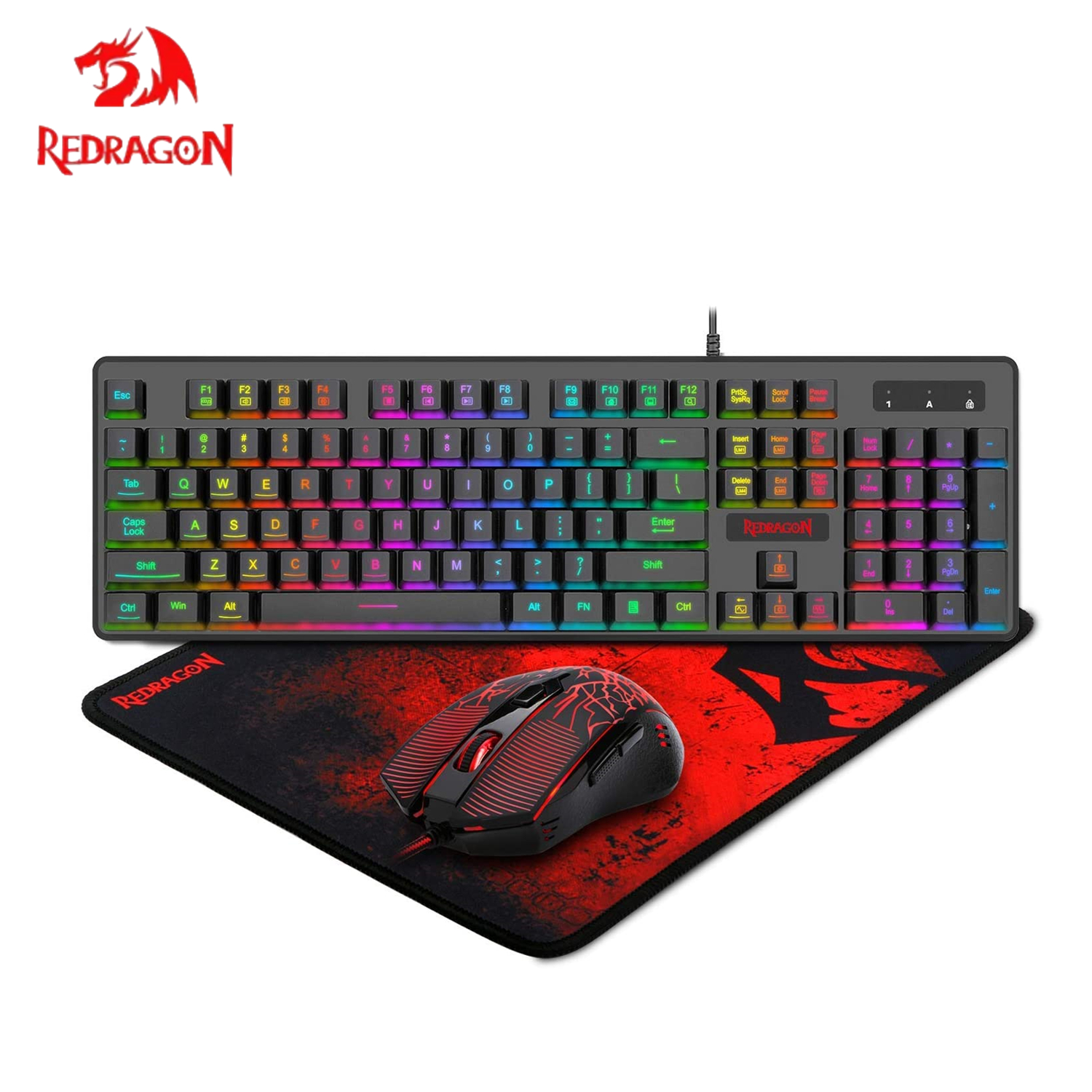 Redragon S107 Gaming Keyboard  - Gaming Keyboard And Mouse Combo 评论和价格