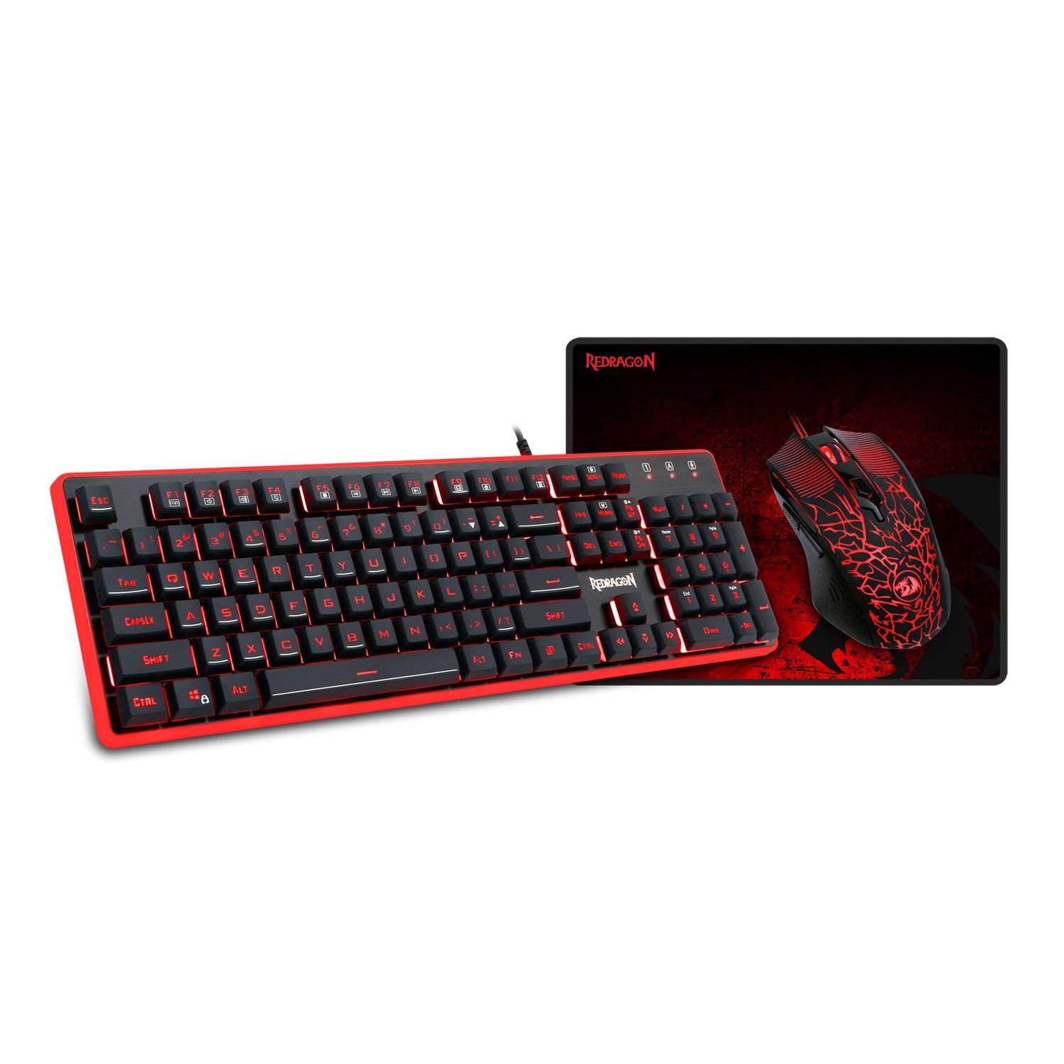 Redragon S107 Gaming Keyboard  - Gaming Keyboard And Mouse Combo 评论和价格