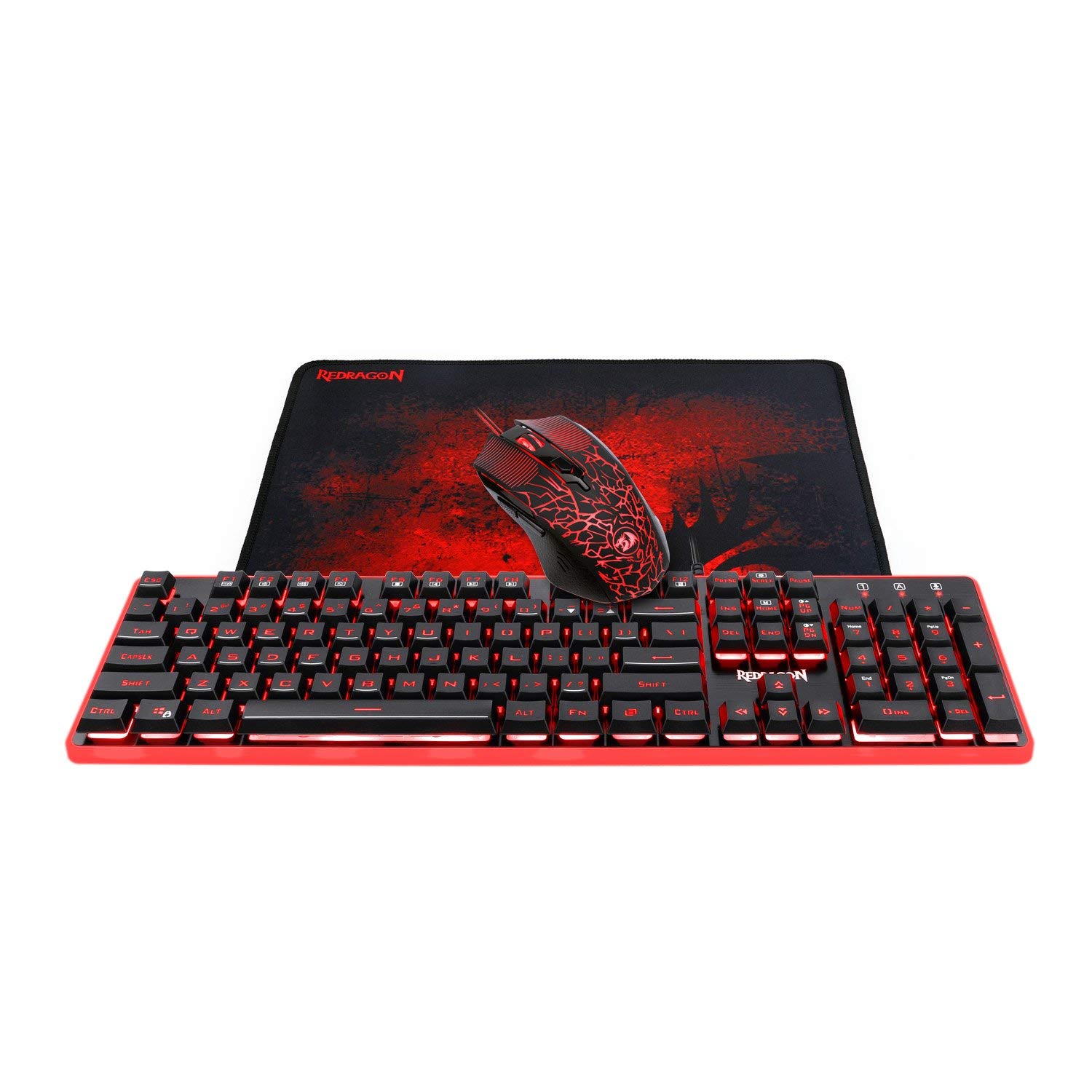 Redragon S107 Gaming Keyboard  - Gaming Keyboard And Mouse Combo 评论和价格